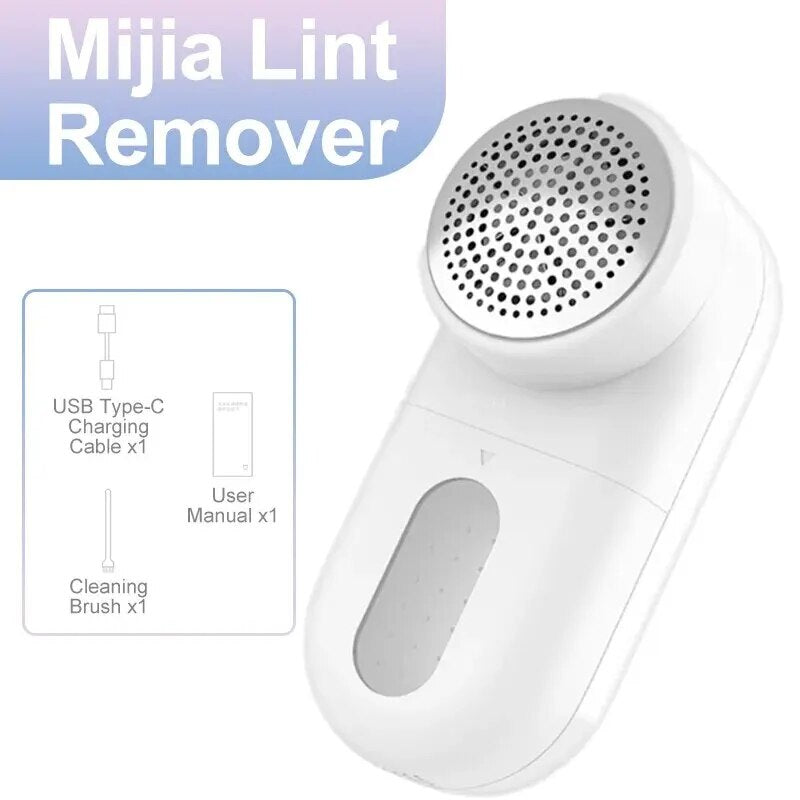 Effortless Fuzz Removal, Anywhere: XIAOMI MIJIA Rechargeable Fabric Shaver Saves Clothes & Sweaters