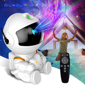 Galaxy Star Projector LED Night Light Starry Sky Astronaut Porjectors Lamp For Decoration