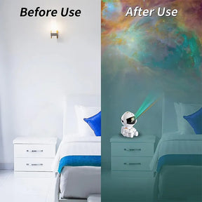 Galaxy Star Projector LED Night Light Starry Sky Astronaut Porjectors Lamp For Decoration