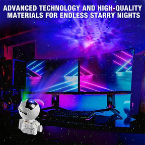 Galaxy Star Projector LED Night Light Starry Sky Astronaut Porjectors Lamp For Decoration