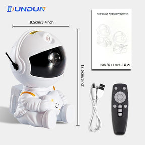 Galaxy Star Projector LED Night Light Starry Sky Astronaut Porjectors Lamp For Decoration